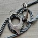 Vintage Ethnic Tribal Earrings - Sterling Silver 925 ❤ Duże kolczyki 7,5cm. ❤