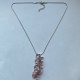 Beautiful Artistic Necklace Rose Quartz & Sterling Silver ❤ Naturalny różowy kwarc i srebro ❤ Naszyjnik