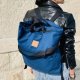 Plecak/torba miejska z weluru "Mili Urban Jungle " - niebieska