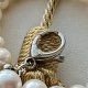 Natural Pearl Luxury Design - Nowoczesny naszyjnik ❤ Czar i elegancja z natury ❤ Naturalne perły osadzone w srebrze ❤