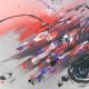 "BLACK HOLE" obraz ścienny akryl na płótnie 30X30 cm