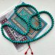 Beautiful Tibetan Turquoise Meditation Mala ❤ Naturalne turkusy, naszyjnik mala do medytacji.