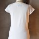 Biała bluzka t-shirt bawełna dżety XS S