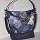 Torba hobo XXL - print piwonie