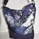 Torba hobo XXL - print piwonie