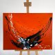 "THE WINGS OF HOPE" obraz ścienny akryl na płótnie 60x80 cm