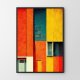 Plakat Kolorowa Abstrakcja - format 50x70 cm