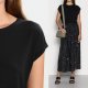 AWARE by VERO MODA VMAVA PLAIN T-shirt basic luźna bluzka lyocel Hv287