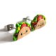Śmieszne Kolczyki Sztyfty Kolczyki Tacos Kolczyki Fast Food Kolczyki Emoji Prezent na Walentynki