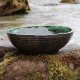 PREMiUM !!! Luksusowa Duża Umywalka Elficka, umywalka Zielona, umywalka nablatowa, umywalka ceramiczna, umywalka gliniana, umywalka ręcznie robiona