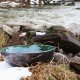 PREMOIUM !!! Luksusowa Mała Umywalka Las, Umywalka zielona, umywalka nablatowa, umywalka ceramiczna, umywalka łazienkowa, umywalka gliniana
