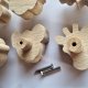 Drewniane gałki do mebli, z drewna, SAFARI hipopotam