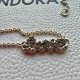 Vintage Pandora - Love ❤ Love - Pandora, srebro 925 ❤ Naszyjnik w miłosnej odsłonie