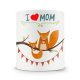 leśny kubek. I love mom - wiewiórki