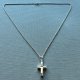 Modern Cross Sterling Silver Necklace ❤ Naszyjnik z krzyżykiem, mocne wykonanie ❀ڿڰۣ❀ Srebro 925.