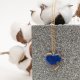 Naszyjnik - talizman ochronny - Bronzyt i Lapis Lazuli