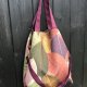 Torba hobo XXL - print jesienne liście