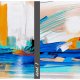 Obraz na płótnie do salonu - Pejzaż abstrakcyjny 147x60cm