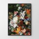 Plakat kwiaty bukiet vintage 40x50 cm