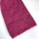Handmade Czapka damska AUREA 100% Baby Merino plus moher i jedwab 41 Śliwka