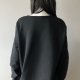 Bluza dresowa oversize z autorskim nadrukiem oko 100% handmade.