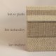 lniany notes / len naturalny