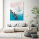 Plakat abstrakcja laguna 61x91 cm