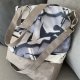 Torba hobo XXL - print graffiti monochromatyczne