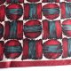 chusta vintage graficzne printy retro