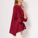 Oversize'owy sweterek - SWE040 bordo MKM