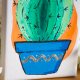 Mały obraz - akryl - Kaktus