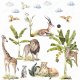 Naklejki na ścianę - Jungle, sawanna,  Afryka