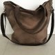 Torba hobo XXL - brąz, czekolada