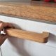 Uchwyt do mebli, drewniany, z drewna, dąb 240mm, uchwyt lite drewno do szaf i mebli ikea, rustykalny, boho, naturalny, dębowy