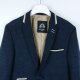 Marc Darcy elegancka marynarka melanż navy 44R