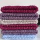 Ręcznie robiona czapka beanie AUREA 100% Baby Merino plus moher i jedwab 40/05 Ametyst - od ręki