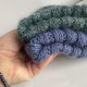 Ręcznie robiona czapka beanie MIRA 100% Merino plus moher i jedwab 13 dżins - od ręki