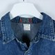Exhaust koszula cienki jeans vintage bawełna / L