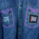 Exhaust koszula cienki jeans vintage bawełna / L