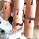 NIEZWYKŁY PIERŚCIONEK Z DUŻYM OCZKIEM CERAMICZNYM CZARNO-MALACHITOWY ceramika & stal chirurgiczna BIŻUTERIA AUTORSKA GAIA-CERAMIKA