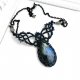 Naszyjnik Blue Labradorite Snowflakes