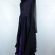 Raven gothic dress sukienka maxi / XL