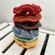 Gumka frotka scrunchie do włosów handmade bawełna