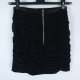H&M spódnica mini marszczenia zip / 34 - XS