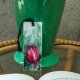 Egzotyczna zakładka botaniczna ręcznie malowana z tulipanem