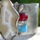 Połsurowy chalcedon - BRANSOLETA MANKIET - CUFF