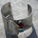 Połsurowy chalcedon - BRANSOLETA MANKIET - CUFF