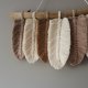 Makrama liście beige