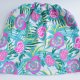 cienka czapka BEANIE handmade kwiaty
