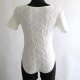 Białe body roz S/M